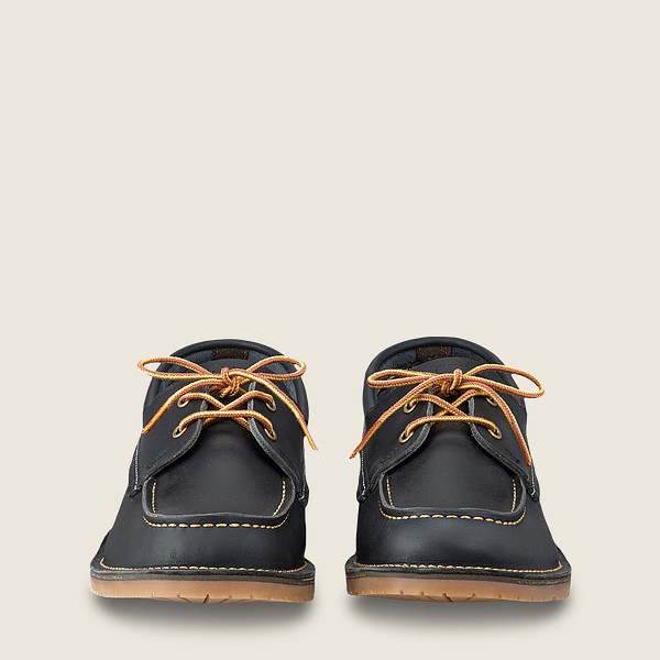 Red Wing Oxford Erkek - Weekender Camp Moc - Portage Deri - Lacivert - 89QDFSLKO